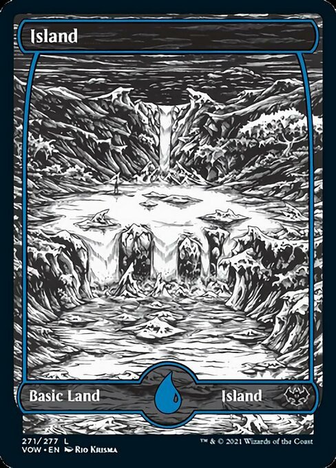 Island (271) (Innistrad: Crimson Vow) Near Mint - Nick Nack's Full Frontal Attack