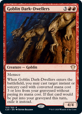 Goblin Dark - Dwellers (Commander 2020 Ikoria) Near Mint - Nick Nack's Full Frontal Attack