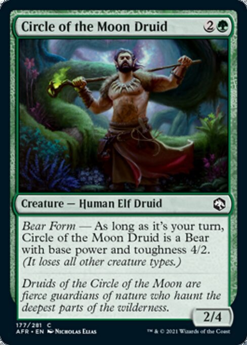 Circle of the Moon Druid (Adventures in the Forgotten Realms) Near Mint - Nick Nack's Full Frontal Attack