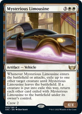Mysterious Limousine (Streets of New Capenna) Near Mint Foil