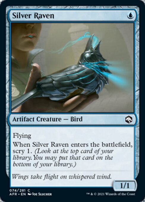 Silver Raven (Adventures in the Forgotten Realms) Near Mint - Nick Nack's Full Frontal Attack