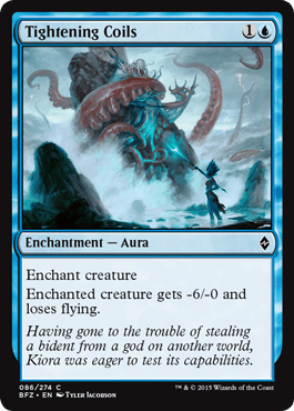 Tightening Coils (Battle for Zendikar) Near Mint - Nick Nack's Full Frontal Attack
