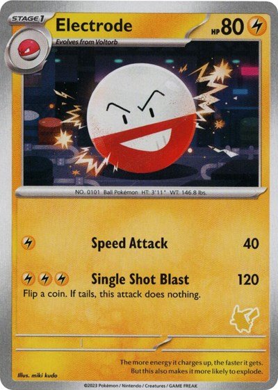 Electrode (My First Battle) Near Mint - Nick Nack's Full Frontal Attack
