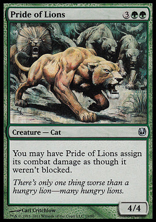 Pride of Lions (Duel Decks: Ajani vs Nicol Bolas) Near Mint