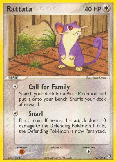 Rattata - 072 (Team Rocket Returns) Light Play - Nick Nack's Full Frontal Attack