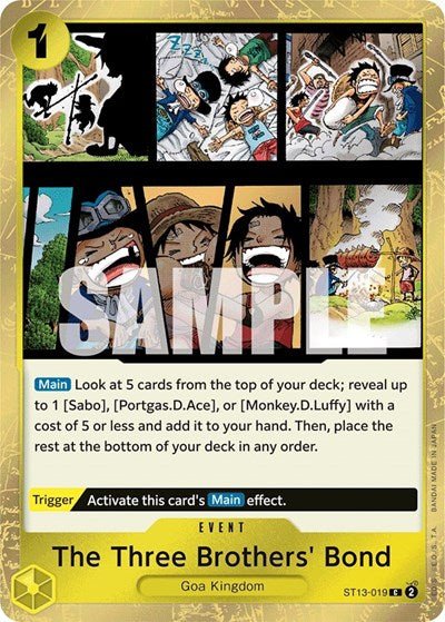 The Three Brothers' Bond (Ultra Deck: The Three Brothers) Near Mint Foil - Nick Nack's Full Frontal Attack