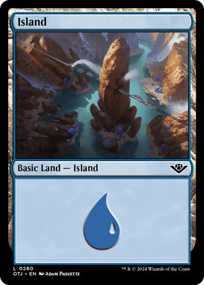 Island (0280) (Outlaws of Thunder Junction) Near Mint