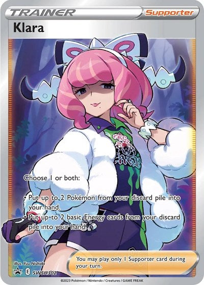 Klara (Full Art) (SWSH: Sword & Shield Promo Cards) Near Mint Holofoil