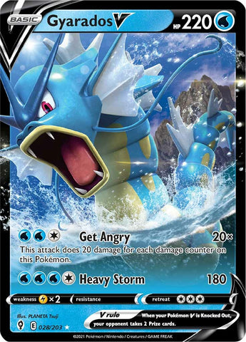 Gyarados V (028/203) [Épée et bouclier : ciels en évolution] 