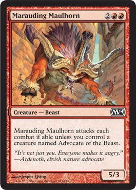 Marauding Maulhorn (Magic 2014 Core Set) Near Mint - Nick Nack's Full Frontal Attack