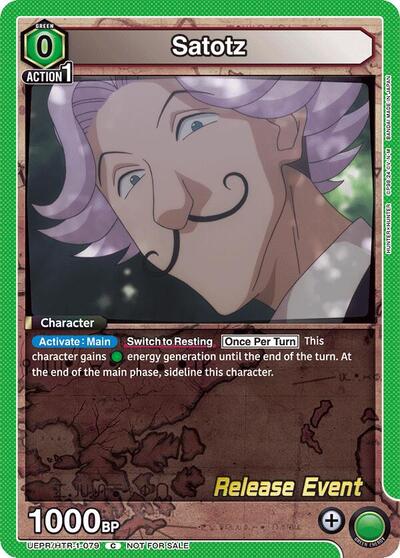 Satotz (Hunter x Hunter Release Event Cards) Near Mint