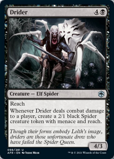 Drider (Adventures in the Forgotten Realms) Near Mint - Nick Nack's Full Frontal Attack