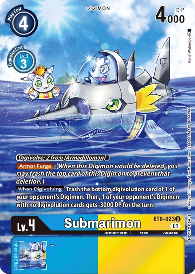 Submarimon (Official Tournament Pack Vol.9) (New Awakening) Near Mint Foil
