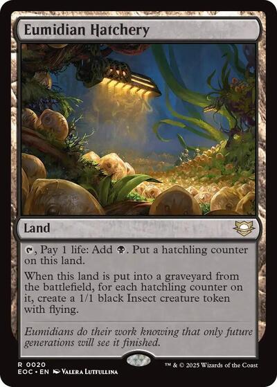 Eumidian Hatchery (Commander: Edge of Eternities) Near Mint - Nick Nack's Full Frontal Attack