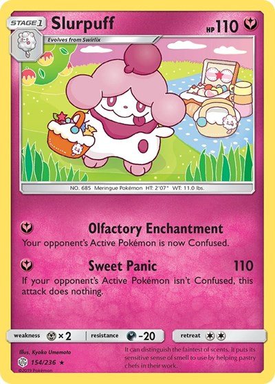 Slurpuff (SM - Cosmic Eclipse) Near Mint - Nick Nack's Full Frontal Attack