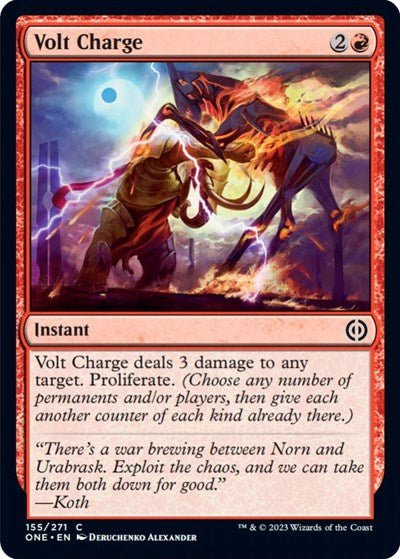 Volt Charge (Phyrexia: All Will Be One) Near Mint - Nick Nack's Full Frontal Attack