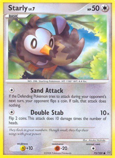 Starly (Stormfront) Near Mint - Nick Nack's Full Frontal Attack