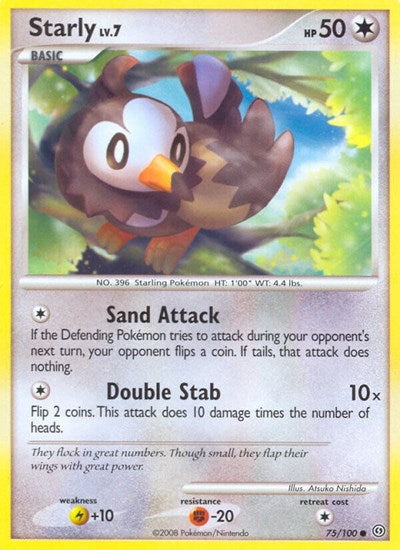 Starly (Stormfront) Light Play