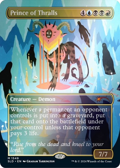 Prince of Thralls (Rainbow Foil) (Secret Lair) Damaged / Poor Foil