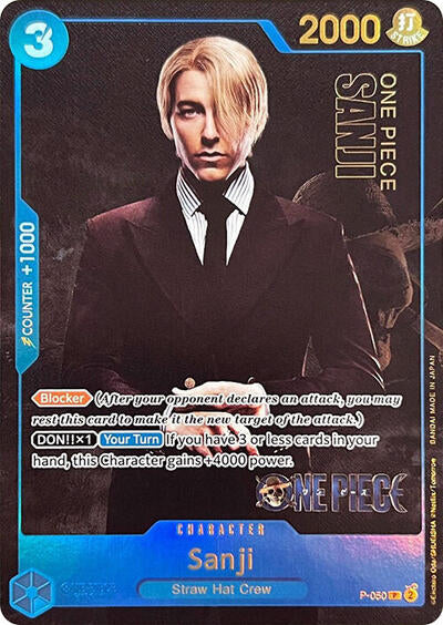 Sanji (Premium Card Collection -Live Action Edition-) (One Piece Promotion Cards) Near Mint Foil