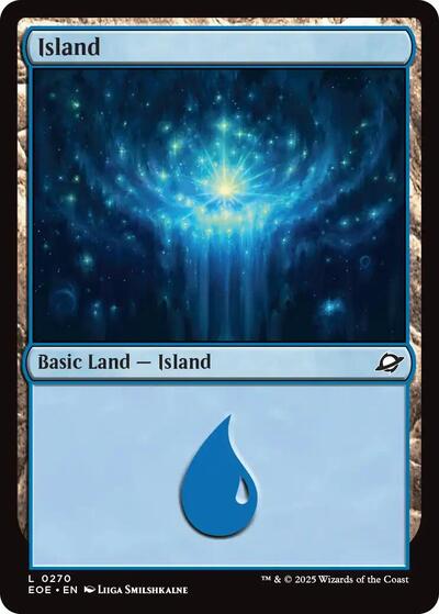 Island (0270) (Edge of Eternities) Near Mint Foil