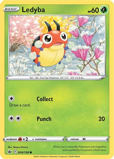 Ledyba (SWSH06: Chilling Reign) Near Mint