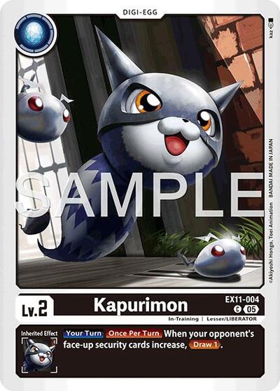 Kapurimon (Dawn of Liberator) Near Mint - Nick Nack's Full Frontal Attack