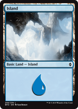 Island (256) (Battle for Zendikar) Near Mint - Nick Nack's Full Frontal Attack