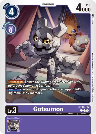 Gotsumon (Starter Deck 16: Wolf of Friendship) Near Mint