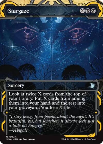 Stargaze (Secrets of Strixhaven: Mystical Archive) Near Mint Foil - Nick Nack's Full Frontal Attack