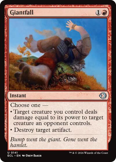 Giantfall (Lorwyn Eclipsed) Near Mint - Nick Nack's Full Frontal Attack