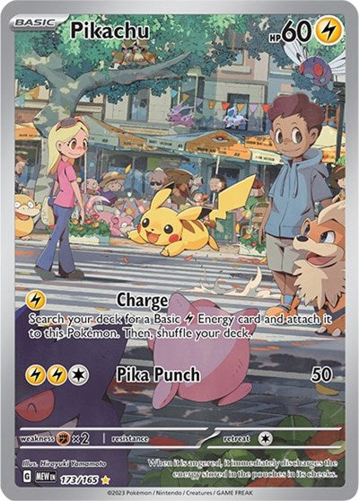 Pikachu - 173 (Scarlet and Violet: 151) Near Mint Foil