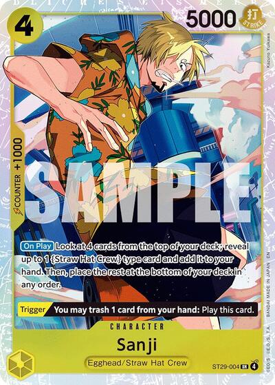 Sanji (Starter Deck 29: Egghead) Near Mint Foil