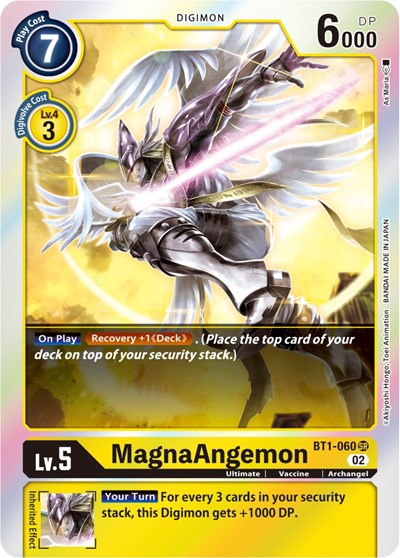 MagnaAngemon BT1-060 (Resurgence Booster Reprint) (Resurgence Booster) Near Mint Foil