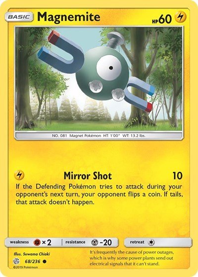 Magnemite (SM - Cosmic Eclipse) Near Mint - Nick Nack's Full Frontal Attack