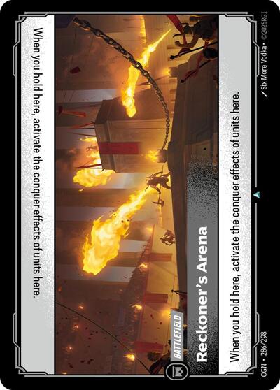 Reckoner's Arena (Origins) Near Mint - Nick Nack's Full Frontal Attack