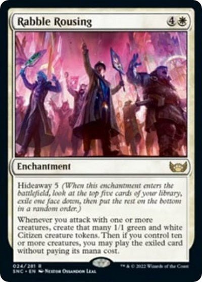Rabble Rousing (Streets of New Capenna) Near Mint - Nick Nack's Full Frontal Attack