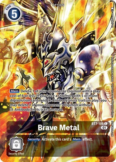 Brave Metal (Premium Deck Set) (The Next Adventure) Near Mint Foil - Nick Nack's Full Frontal Attack