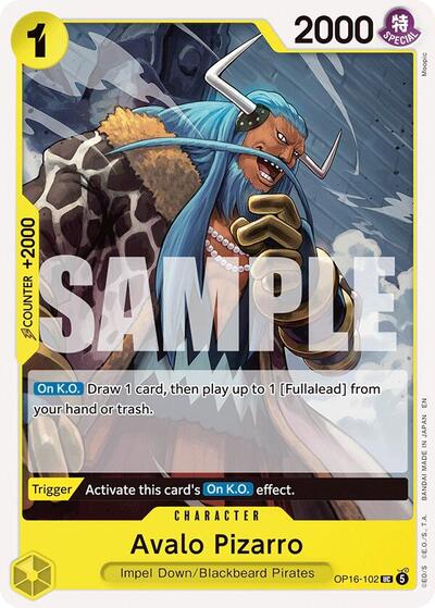 Avalo Pizarro (The Time of Battle) Near Mint - Nick Nack's Full Frontal Attack