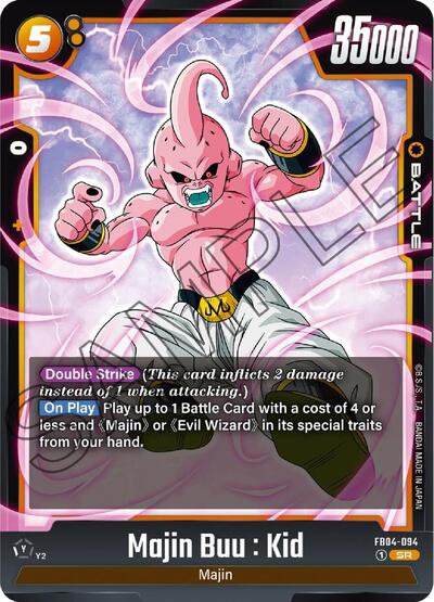 Majin Buu : Kid FB04-094 (Ultra Limit) Near Mint Holofoil