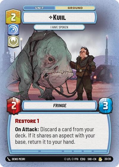 Kuiil I Have Spoken (Shadows of the Galaxy: Weekly Play Promos) Near Mint