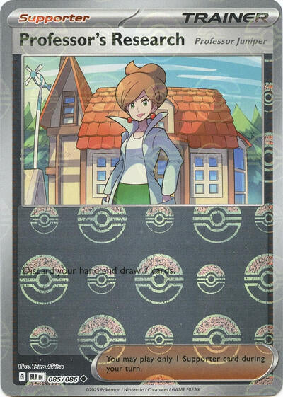Professor's Research (Poke Ball Pattern) (SV: Black Bolt) Near Mint Holofoil