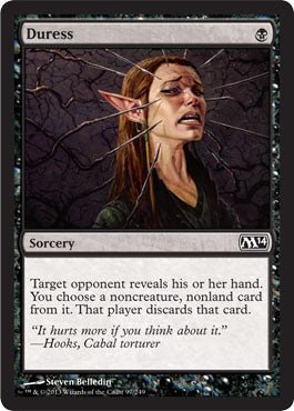 Duress (Magic 2014 Core Set) Near Mint - Nick Nack's Full Frontal Attack