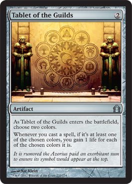 Tablet of the Guilds (Return to Ravnica) Near Mint - Nick Nack's Full Frontal Attack
