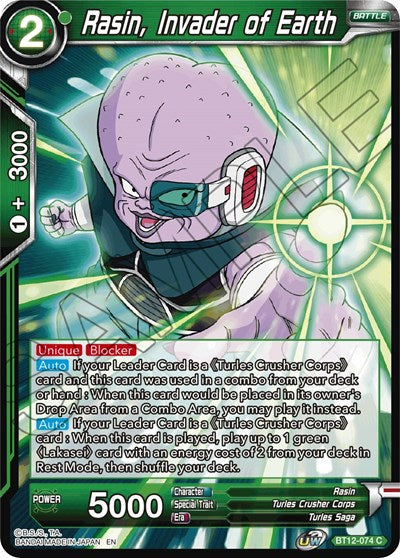 Rasin, Invader of Earth (Vicious Rejuvenation) Near Mint
