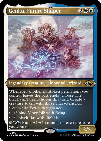 Genku, Future Shaper (Foil Etched) (Modern Horizons 3) Near Mint Foil - Nick Nack's Full Frontal Attack