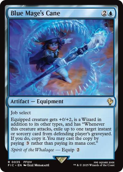 Blue Mage's Cane (Commander: FINAL FANTASY) Near Mint - Nick Nack's Full Frontal Attack