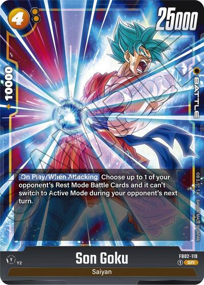 Son Goku FB02-119 (Blazing Aura) Near Mint Holofoil
