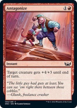 Antagonize (Streets of New Capenna) Near Mint - Nick Nack's Full Frontal Attack