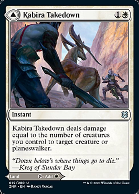 Kabira Takedown / Kabira Plateau (Zendikar Rising) Near Mint